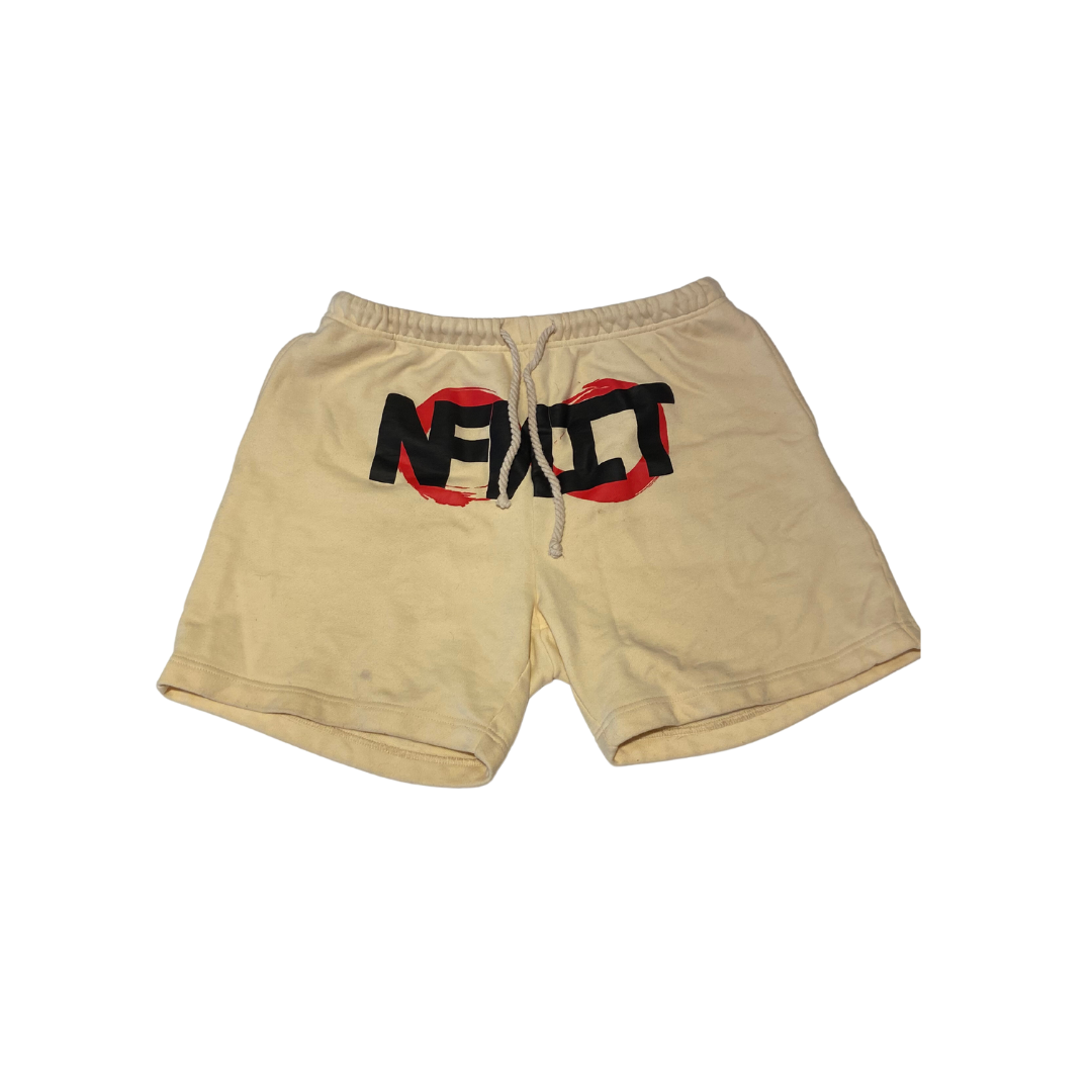 NFINIT Cream Shorts