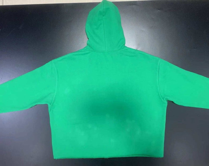 Open Your Mind Crop Hoodie