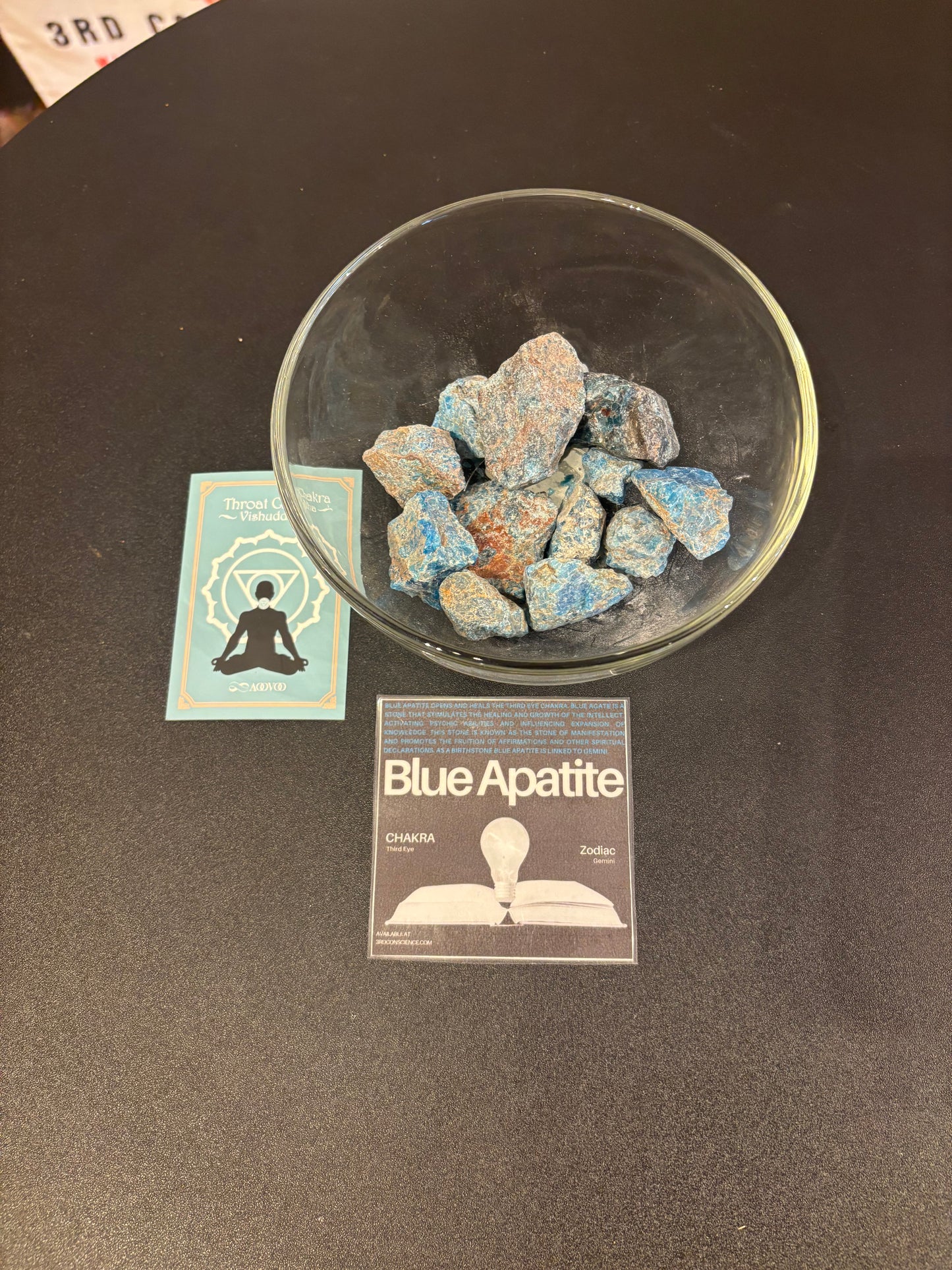 Blue Apatite (manifestation & intellect)