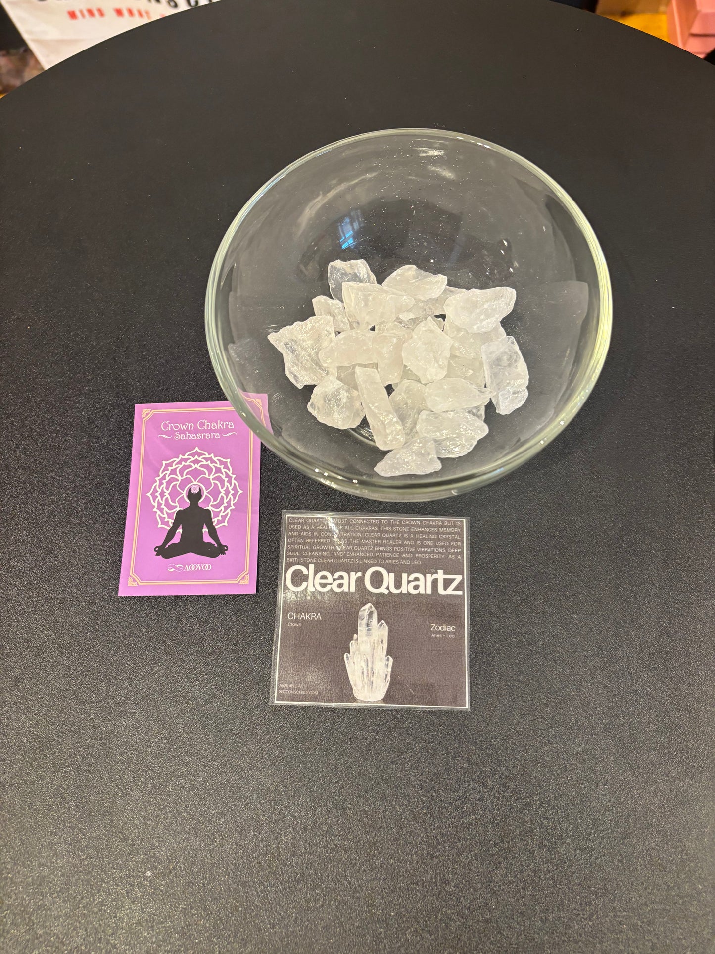 Clear Quartz (healing & memory)