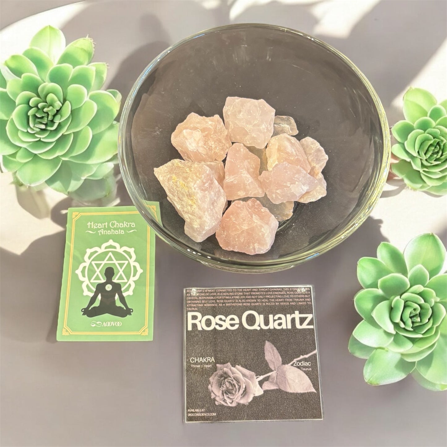 Rose Quartz (love & joy)