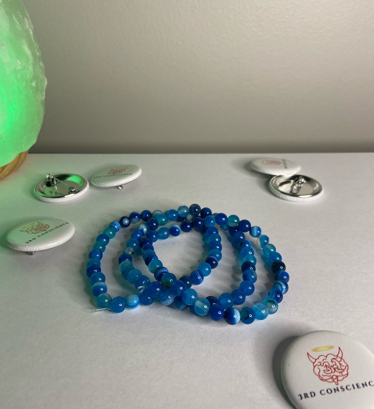 Blue Agate Bracelet (communication & calming)